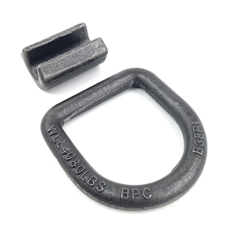Buyers Products D-RING, 1/2in, 2-1/2x2-3/8 W/WELD ON BRKT B38WPKGD